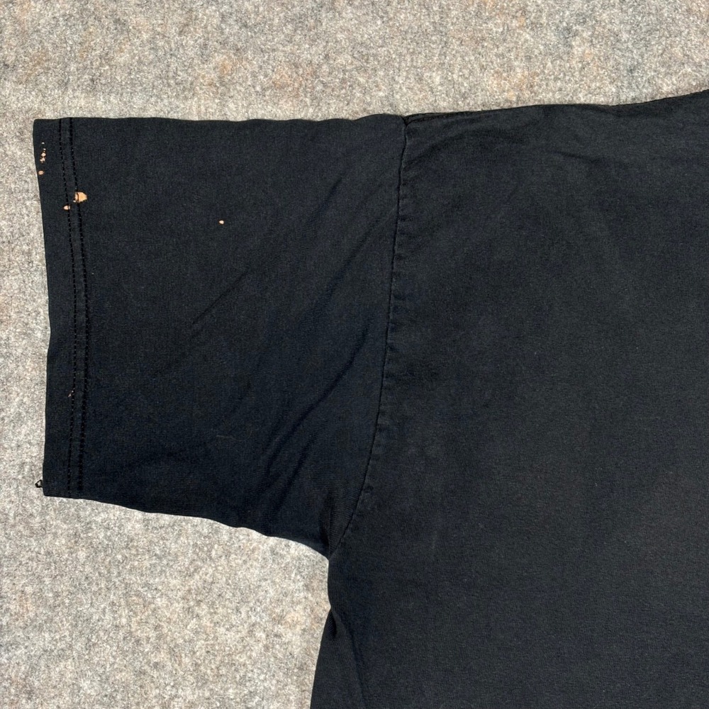 Gildan Montauk T-Shirt Mens XL Black The End Long Island NY Graphic Tee Cotton - Picture 3 of 11